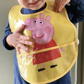 Σαλιάρα 6+ Μηνών (25.5x38) Petit Jour Peppa Pig 52-617/10