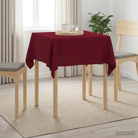 vidaXL Ύφασμα Τραπέζης Κόκκινο 140 x 140 cm Πολυεστέρας τετράγωνο