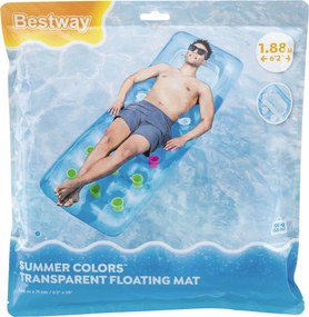 BESTWAY φουσκωτό στρώμα θαλάσσης 43040, 188x71cm, μπλε