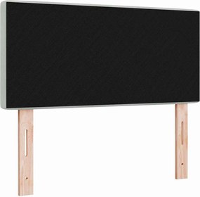 vidaXL Κεφαλάρι Ανοιχτό γκρι 100 cm Βελούδο