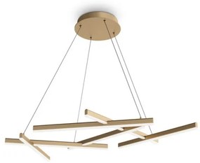 Κρεμαστό Φωτιστικό Οροφής LED Line MOD016PL-L75MG3K Maytoni-MOD016PL-L75MG3K-Χρυσό MOD016PL-L75MG3K