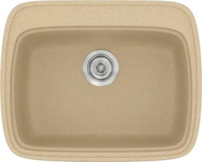 Sanitec Classic 313 (58×50) - Γρανιτένιος νεροχύτης - Granite Cappuccino