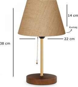 Table Lamp AYD-3137 Cream