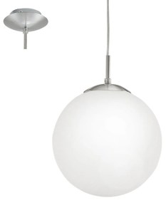 Φωτιστικό Οροφής Rondo 85262 White Eglo Metal, Glass