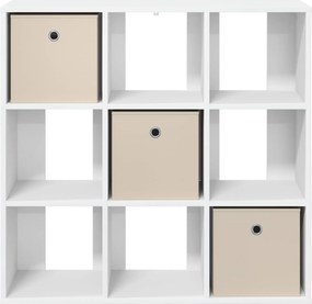vidaXL Πλαϊνό γραφείο Λευκό 88,5 x 29 x 84,5 εκ.