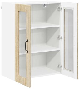 vidaXL Ραφιέρα τοίχου LUCCA Sonoma Δρυς 60 x 31 x 80 εκ.