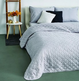 Κουβερλί Microfiber Υπέρδιπλο 220x230εκ. Sadie Grey SB HOME