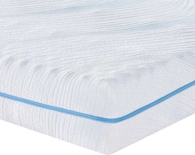 vidaXL Στρώμα Λευκό 80 x 160 cm Ζακάρ ύφασμα