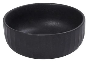 Μπωλ Σερβιρίσματος Χειροποίητο Stoneware Black Mat Gobi ESPIEL 13,5x5,5εκ. OW2036K6