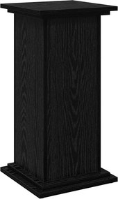 vidaXL Ράφι Έκθεσης Μαύρη Οξυά 31 x 30 x 60 cm Επεξεργασμένο ξύλο