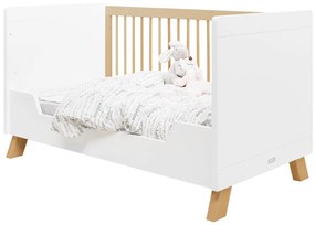 Βρεφικό Κρεβάτι Lisa 70x140cm  White + Natural  Bopita