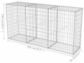 ΣΥΡΜΑΤΟΚΙΒΩΤΙΟ 200 X 50 X 100 ΕΚ. ΑΠΟ ΓΑΛΒΑΝΙΣΜΕΝΟ ΧΑΛΥΒΑ 142552