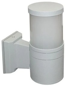 Απλίκα Εξωτερικού Χώρου Αλουμινίου Φ90mm Ε27 Lumen-9-90346-Γκρι 9-90346
