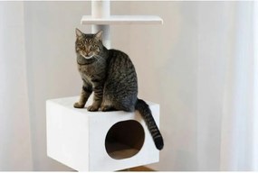 Δέντρο για γάτες Kerbl Λευκό Σιζάλ