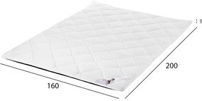 Ανώστρωμα Με Foam Λευκό 160x200x5Y Εκ.