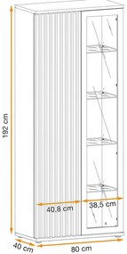 Swap XIX Σύνθεση Καφέ δρυς 280x180x40