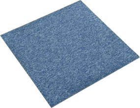 vidaXL Χαλί 20 τμχ. Μπλε 50 x 50 cm 100% Πολυπροπυλένιο