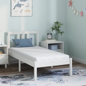 vidaXL Στρώματα Λευκό 160 x 80 εκ 100% ύφασμα πολυεστέρα