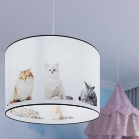 Sollux Παιδικό κρεμαστό φωτιστικό KITTY 40εκ.,PVC,Ε27 1xmax 15W LED