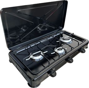ERTONE ERT-MN-213NG BLACK 3 GAS Εστία Υγραερίου
