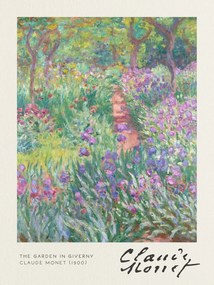 Αναπαραγωγή The Garden in Giverny - Claude Monet, (30 x 40 cm)