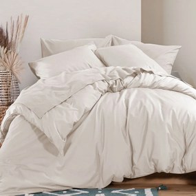 Παπλωματοθήκη Basic-22 230Χ240 Cream Nef-Nef Υπέρδιπλo 230x240cm 100% Cotton