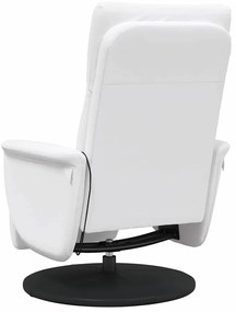 vidaXL Κάθισμα μασάζ Λευκό 71 x 90 x 105 εκ. Τεχνητό Δέρμα