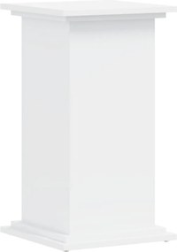 vidaXL Βάση Γλάστρας Λευκές 33x33x60 εκ. από Επεξεργασμένο Ξύλο