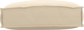 vidaXL Μαξιλάρι Μπεζ 50 x 40 x 12 cm Ύφασμα Όξφορντ