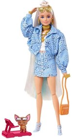 Κούκλα Barbie Extra HHN08 Ξανθιά Κούκλα Με Μπαντάνα Ciel Mattel