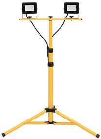 Προβολέας LED με Τρίποδο Ψυχρό Λευκό 2 x 20 W