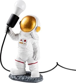 Φωτιστικό επιτραπέζιο Astronaut Megapap E27 πολυεστερικό χρώμα λευκό 20x15x32εκ.