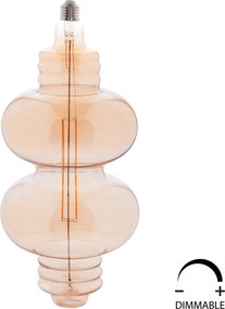 ΛΑΜΠΤΗΡΑΣ LED FILAMENT 8W E27 3000K GOLD COLOR DIMMABLE HM4053.02