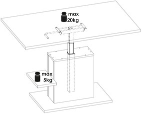 Τραπεζάκι σαλονιού Cordell IV-Drus Skouro