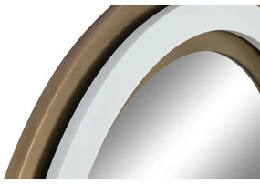 Τοίχο καθρέφτη Home ESPRIT Λευκό Χρυσό 108 x 5,5 x 108 cm