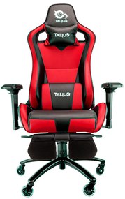 Καρέκλα Παιχνιδιού Talius Caiman V2 Μαύρο Κόκκινο