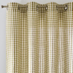 Κουρτίνα από βαμβάκι/λινό με καψούλια, Cottage