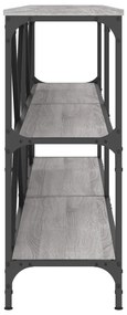 vidaXL Τραπέζι Κονσόλα Γκρι Sonoma 180x30x75 εκ. Επεξ. Ξύλο/Σίδηρος
