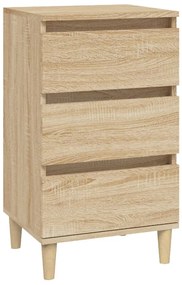 vidaXL Κομοδίνο Sonoma Δρυς 40x35x70 εκ. από Επεξεργασμένο Ξύλο