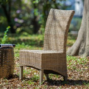 Artekko Rattan Καρέκλα Ξύλο Ρατάν σε Φυσική Απόχρωση (48x62x103)cm