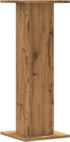 vidaXL Βάσεις Ηχείων 2 τεμ. Αρτισιανή Δρυς 30x30x80 εκ. Επεξ. Ξύλο