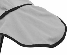 vidaXL Σαμάρι Ίππου Φωτεινό γκρι και ροζ 155 cm Πολυεστέρας
