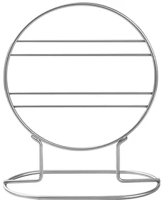 Βάση Κοσμημάτων 498HFT1223 23x13x28cm Silver Aberto Design Μέταλλο
