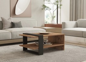 Τραπεζάκι Σαλονιού Δρυς / Ανθρακί OVA 80x55x35