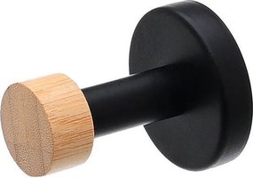 Κρεμαστράκι Τοίχου (Φ5.3x6.6) Estia Bamboo Essentials Black 02-14742