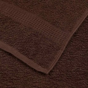 vidaXL Πετσέτες μπάνιου FROGN 10 τμχ. Καφέ 100 x 150 cm 360