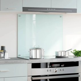 vidaXL Πλάτη Κουζίνας Γαλακτώδες 70 x 60 εκ. από Ψημένο Γυαλί