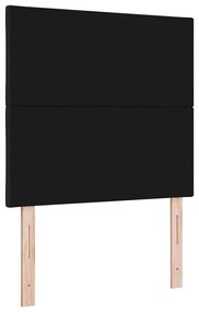 vidaXL Κεφαλάρι Μαύρο 100 cm ύφασμα