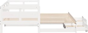 vidaXL Καναπές Κρεβάτι Συρόμενος Χωρίς Στρώμα 90x190 εκ. &amp; Συρτάρια