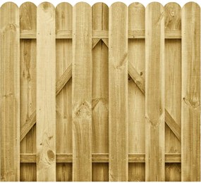 vidaXL Πύλη Κήπου 100 x 100 cm Μασίφ Ξύλο Πεύκου Πράσινο